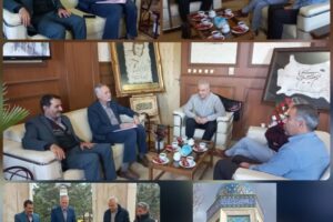 نشست هم اندیشی سلیمانی رئیس گروه توسعه مهارتهای حرفه ای سازمان آموزش فنی و حرفه ای کشور با رئیس دانشگاه آزاد اسلامی واحد بروجرد و مسئولین دانشکده کارآفرینی